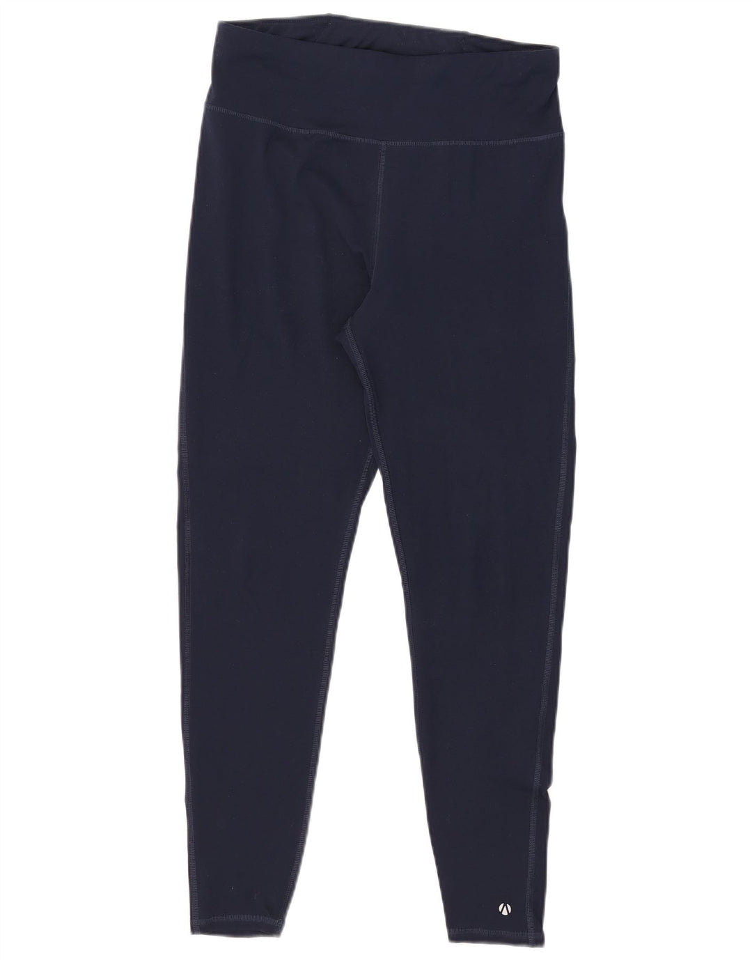 Leggings femininos MARKS & SPENCER UK 12 poliéster azul marinho médio