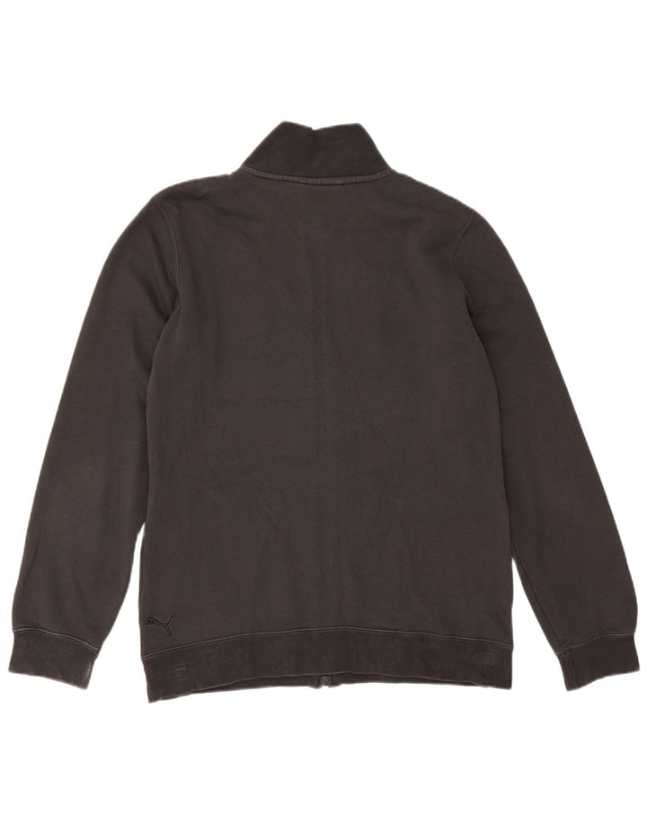 Puma Womens Graphic Tracksuit Top Jacket UK 14 Grande Preto