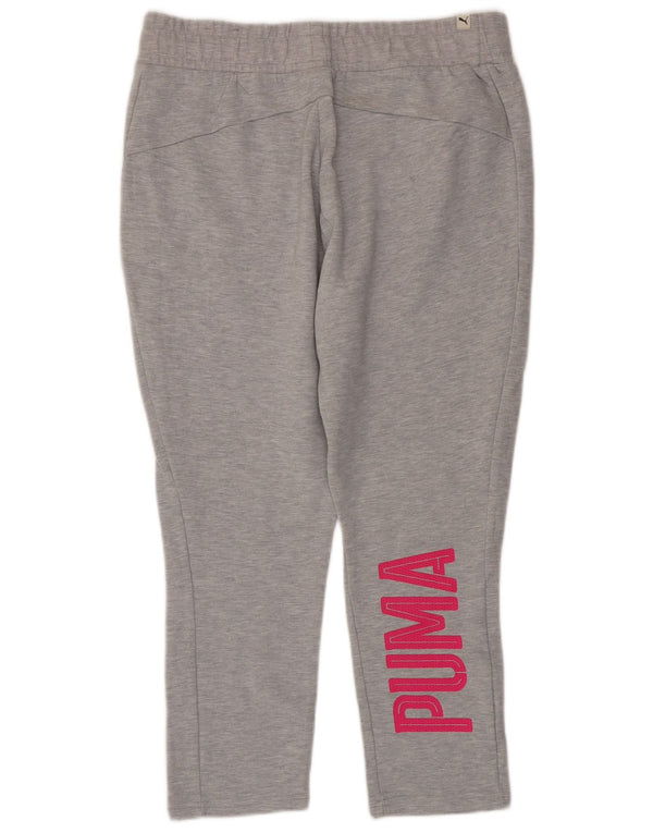 Calça esportiva feminina PUMA UK 14 grande algodão cinza