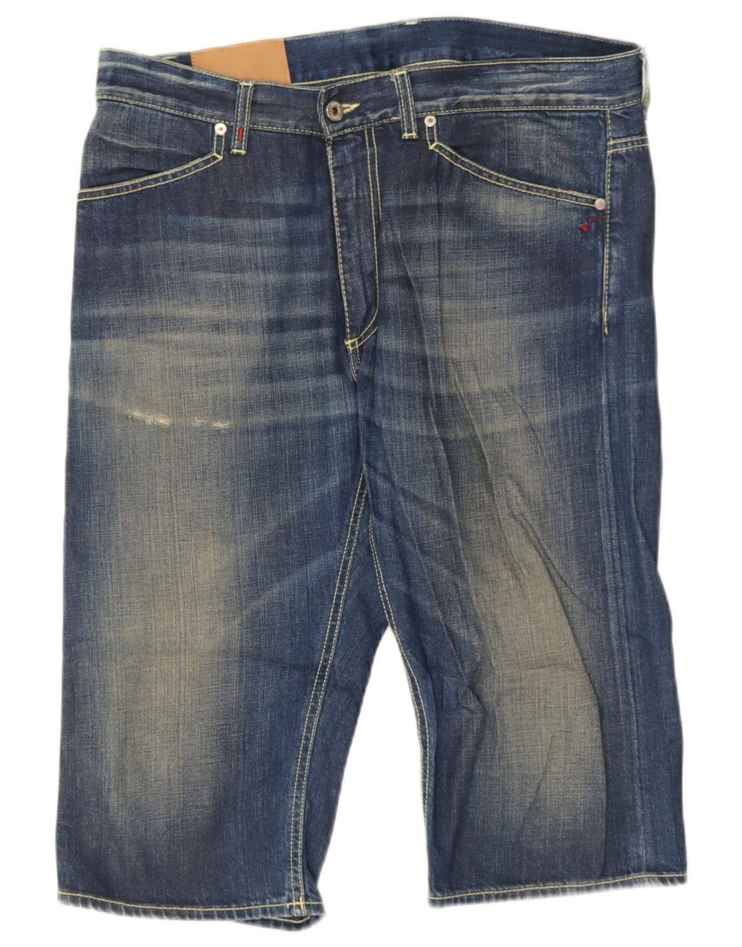 Shorts jeans masculino Dondup W36 grande algodão azul