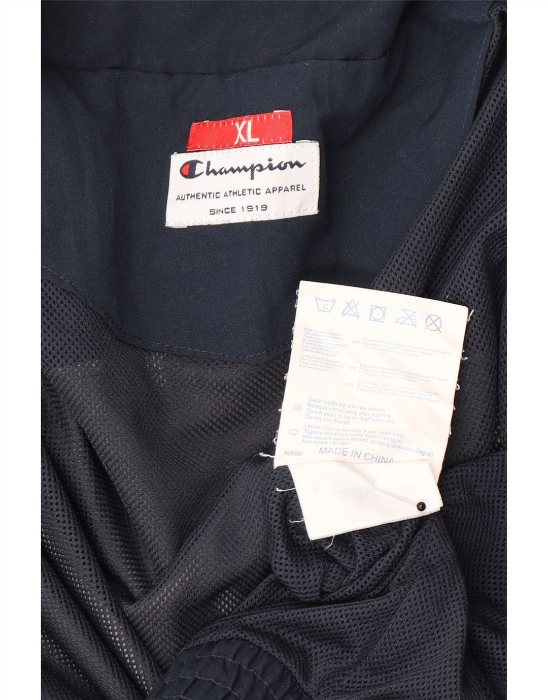 Champion Mens Treino Top Jacket XL Cinza Colourblock Poliéster