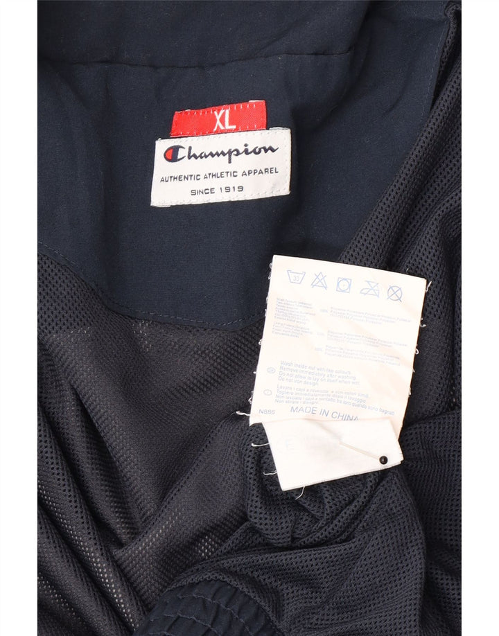 Champion Mens Treino Top Jacket XL Cinza Colourblock Poliéster