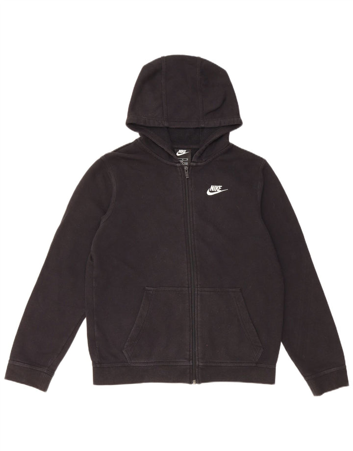 Suéter NIKE Boys Zip Hoodie 13-14 Anos XL Preto Algodão