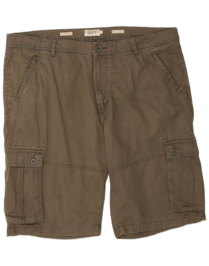 DACK'S Shorts cargo masculino de ajuste regular tamanho 48 2XL W40 algodão cáqui