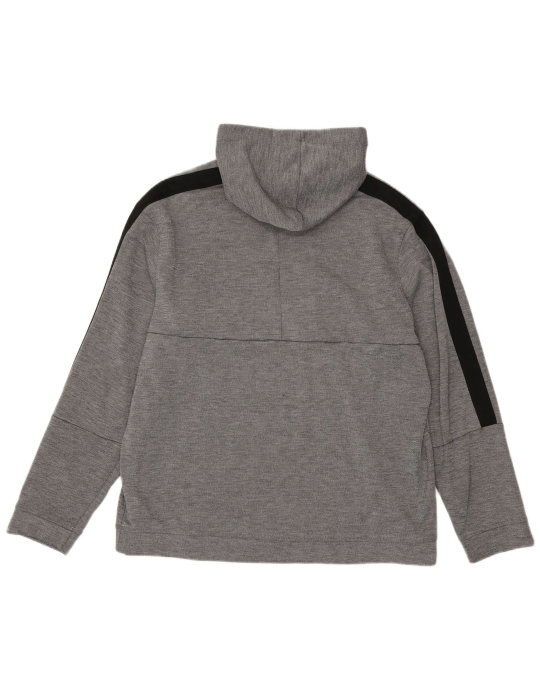 Reebok Mens Hoodie Jumper XL Cinza Colourblock Poliéster