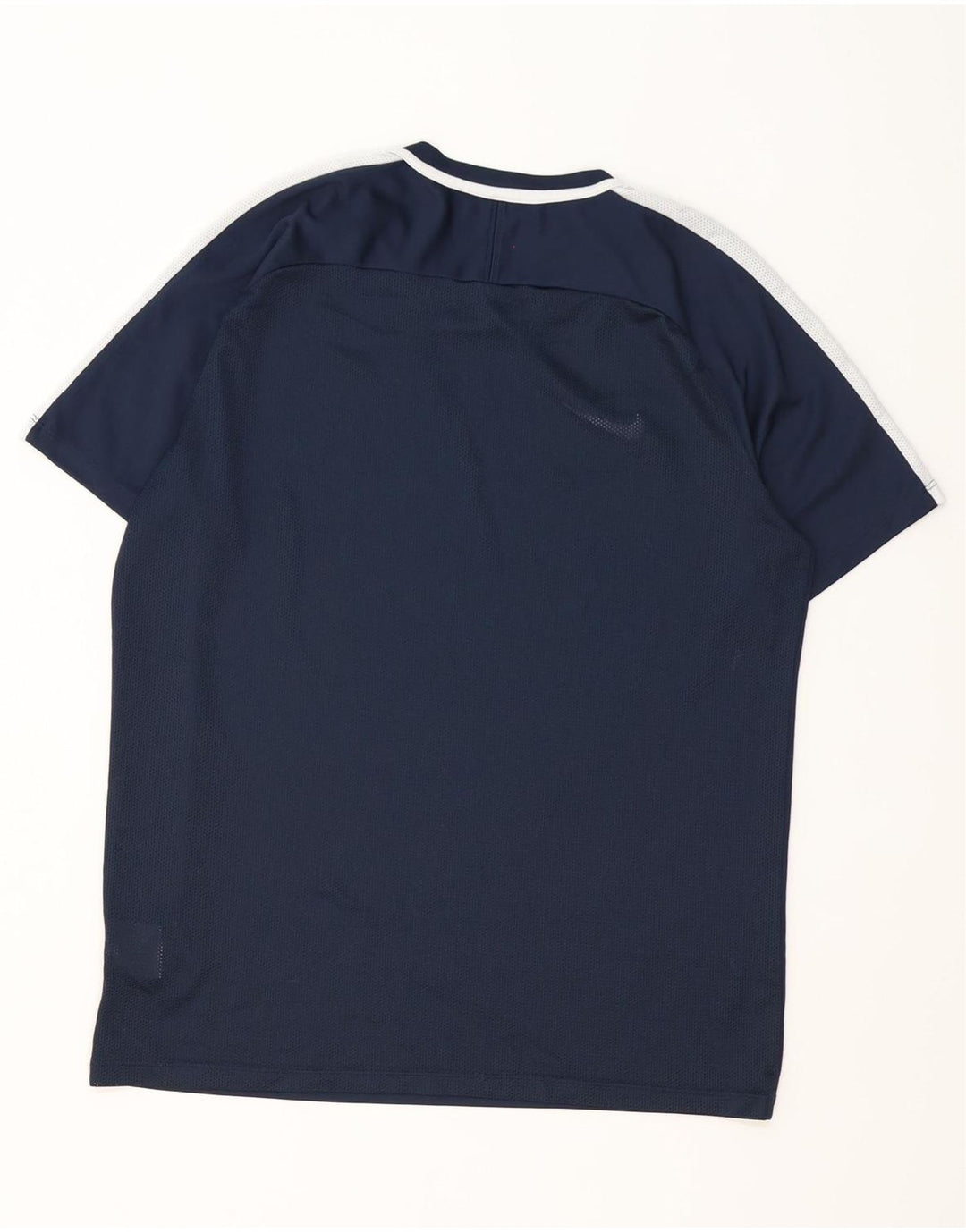 Camiseta Nike Masculina Dri Fit Top Grande Azul Marinho Colourblock Poliéster