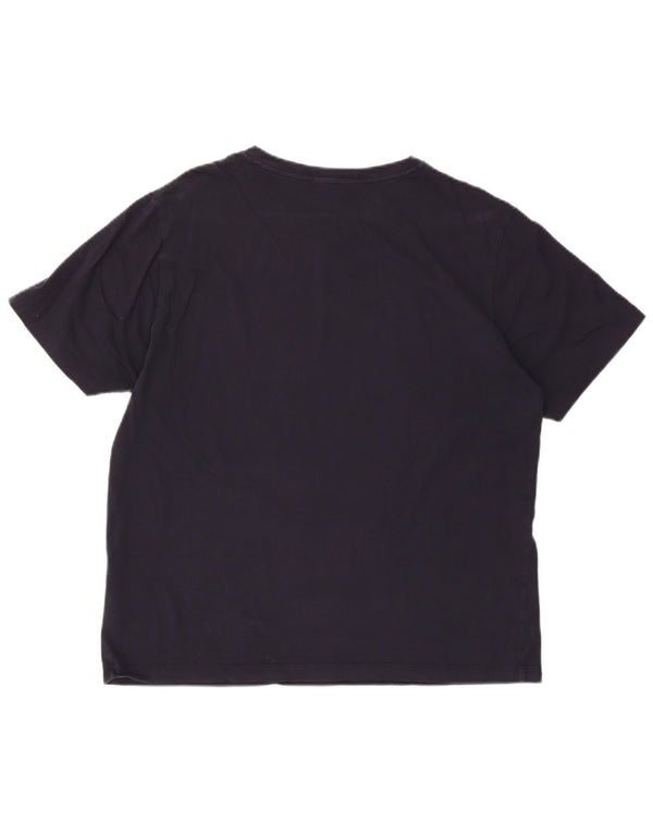 Camiseta feminina Calvin Klein Jeans com estampa gráfica UK 18 XL azul marinho algodão