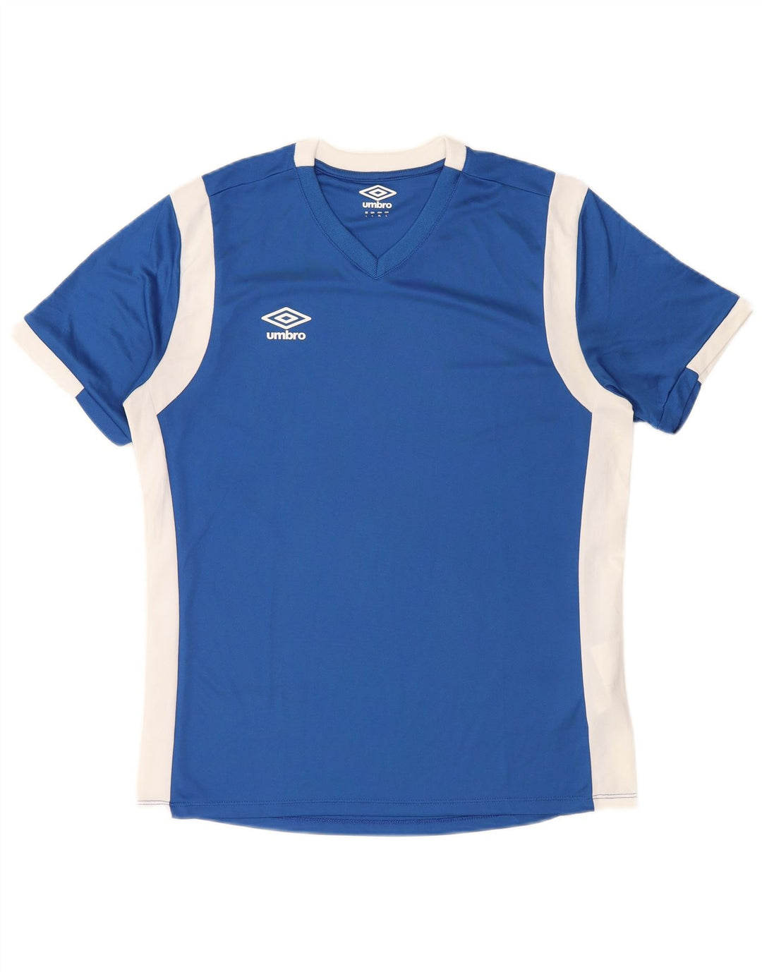 Umbro Camiseta Masculina Top Grande Azul Colorblock Poliéster
