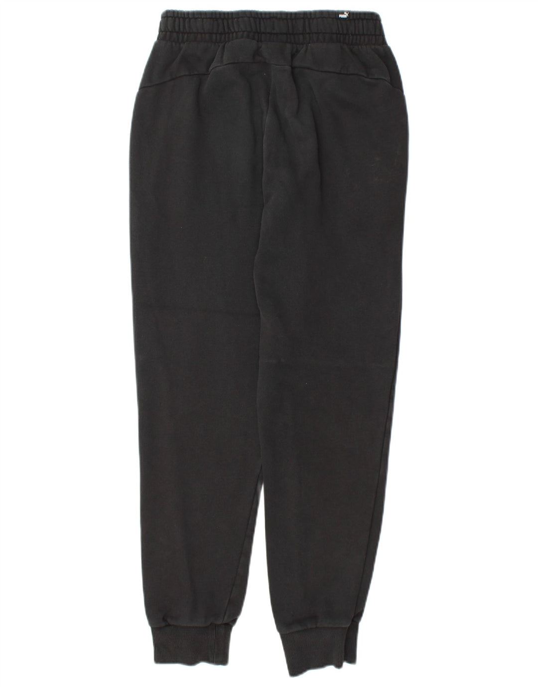 PUMA Womens Tracksuit Trousers Joggers UK 10 Small  Black Cotton