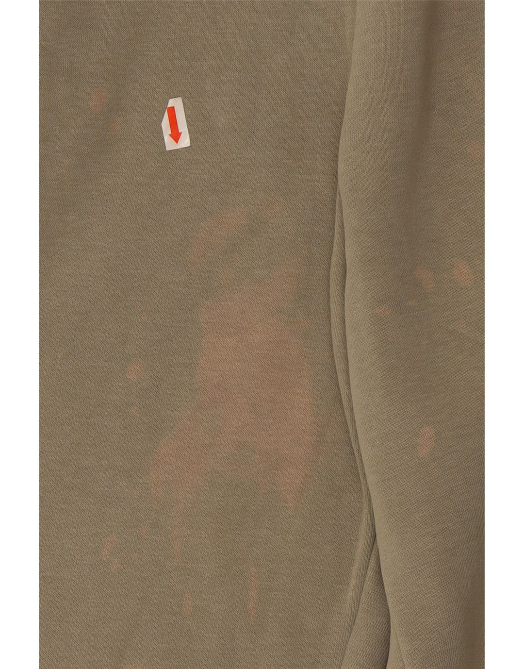 Calça de treino feminina Nike UK 10 pequena algodão cáqui