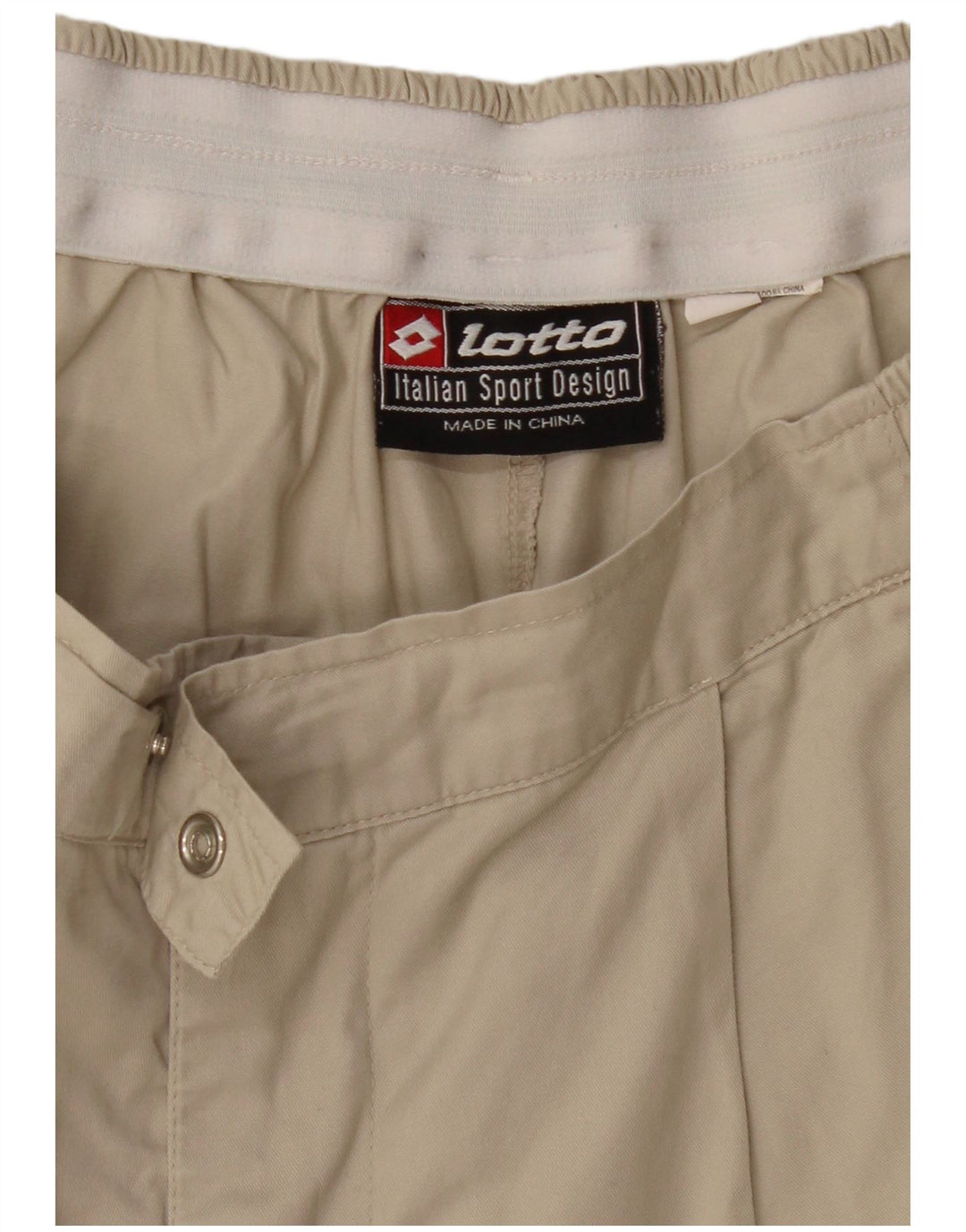 Lotto Womens Chino Shorts W30 Médio Bege