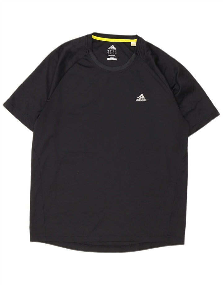 Camiseta Adidas Masculina Climalite Top Médio Preto