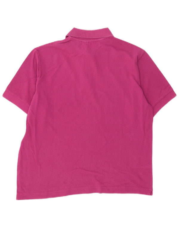 Camisa polo masculina Kappa pequena algodão roxo