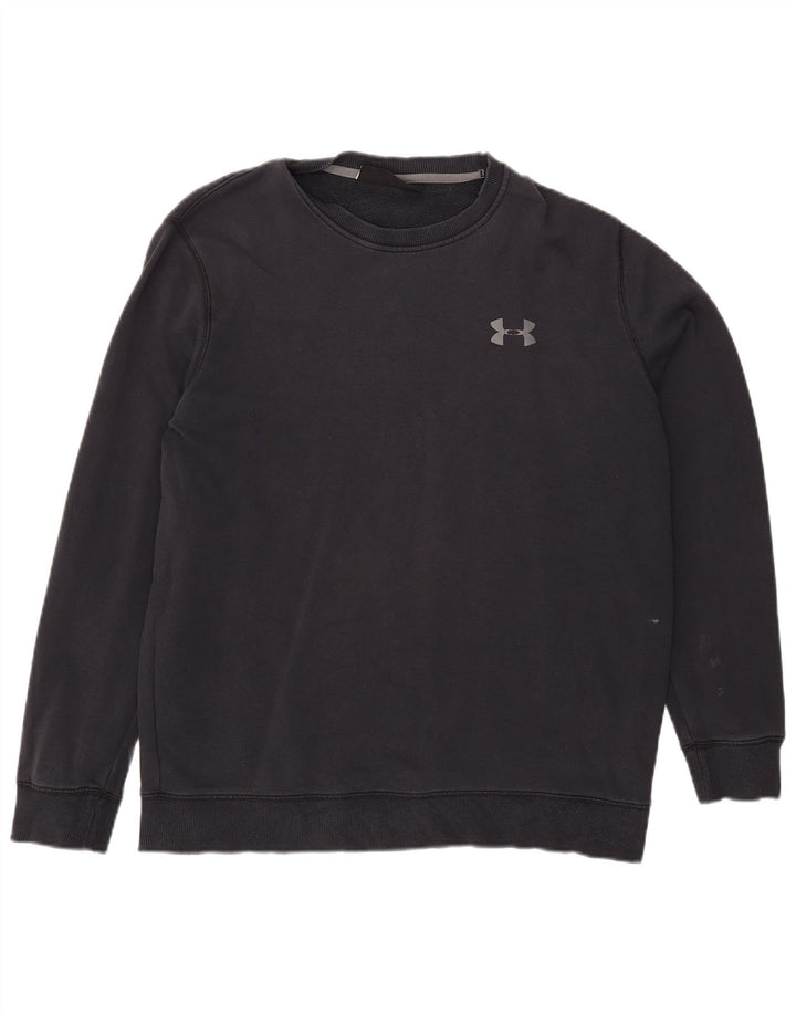 Under Armour Mens Moletom Jumper XL Algodão Preto