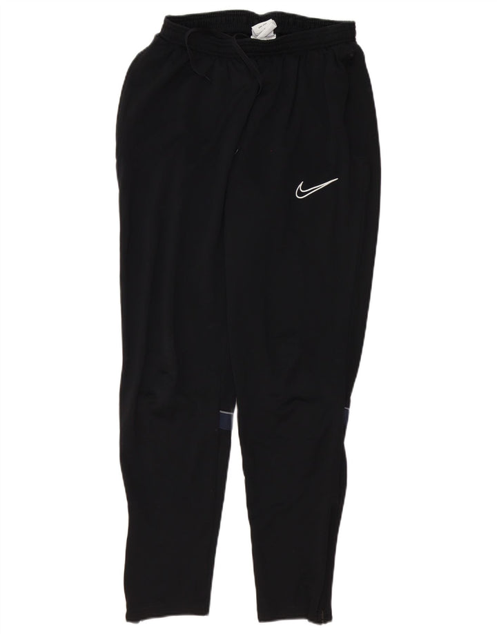 Calça de treino masculina Nike Dri Fit grande poliéster colorblock preto