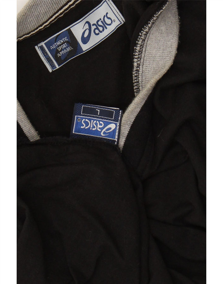 Camiseta masculina ASICS grande algodão preto