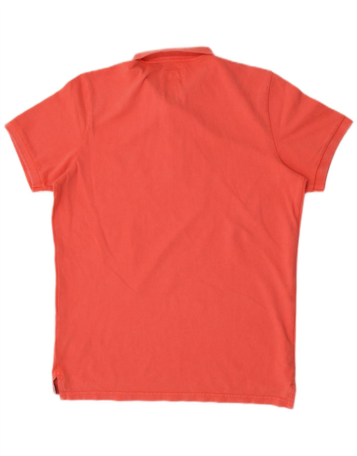 Camisa polo masculina Superdry XL laranja algodão