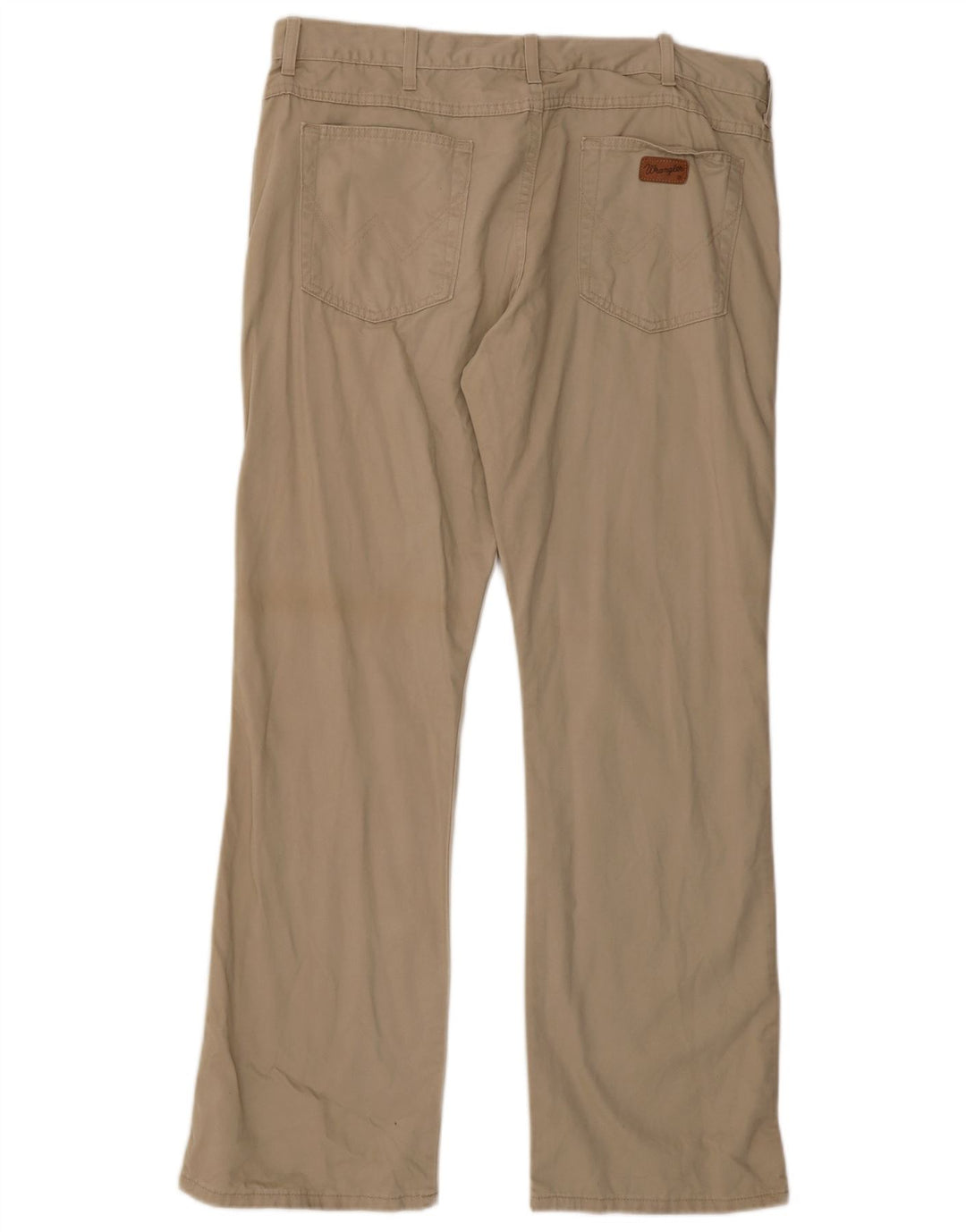 Calça casual masculina WRANGLER Bootcut W38 L32 algodão bege