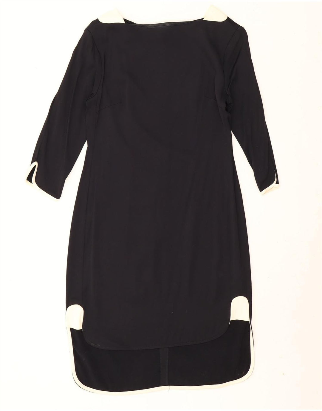 Vestido bainha feminino French Connection UK 12 bloco colorido preto médio