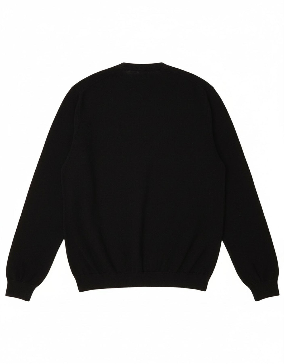 Suéter feminino SUN68 com gola redonda UK 20 2XL algodão preto