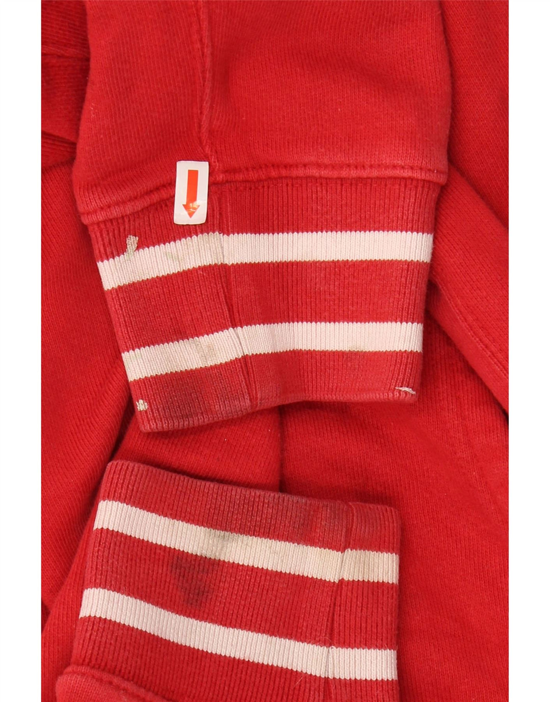 Suéter com capuz gráfico masculino LEVI'S pequeno algodão vermelho