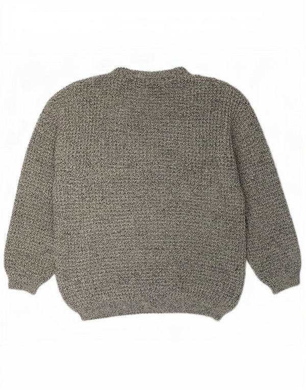 Suéter masculino Lee com gola canoa XL cinza manchado
