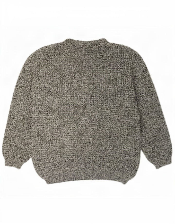 Suéter masculino Lee com gola canoa XL cinza manchado