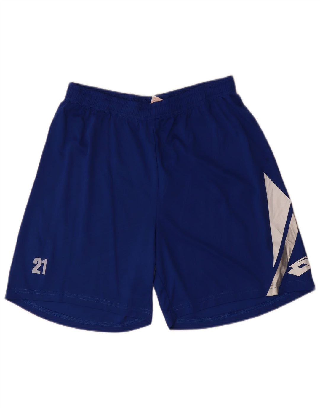 Shorts esportivos gráficos masculinos LOTTO poliéster azul médio