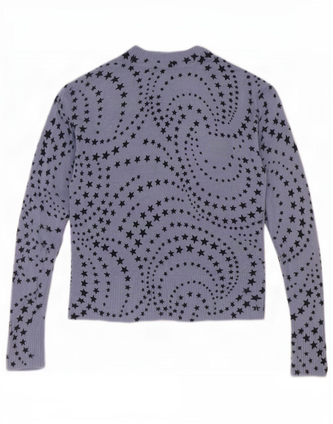 Suéter feminino Marks & Spencer com decote em V Reino Unido 12 azul médio