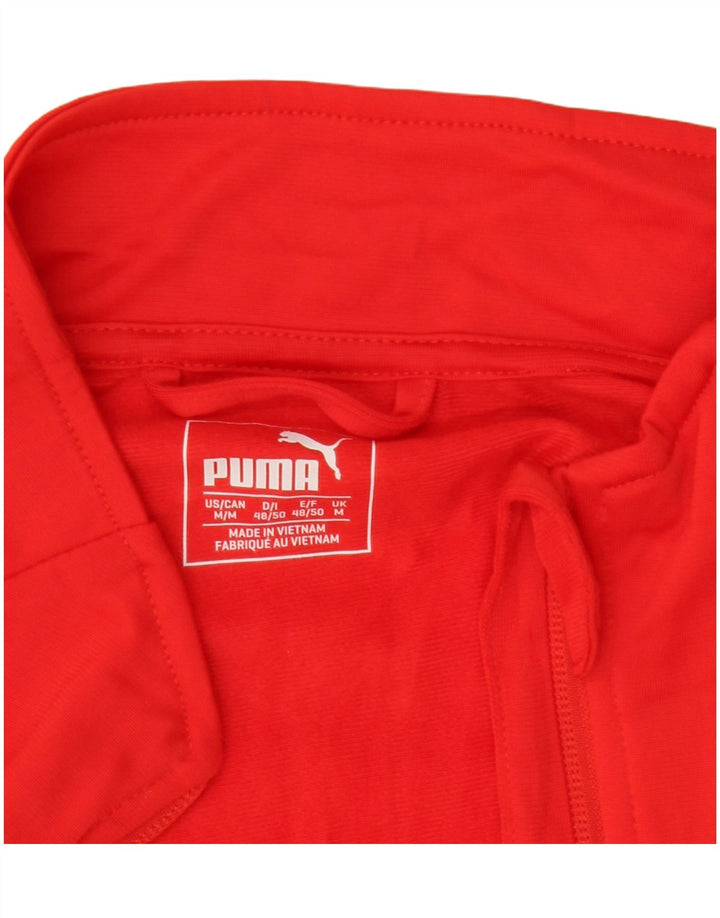 Puma Mens Tracksuit Top Jacket Médio Vermelho