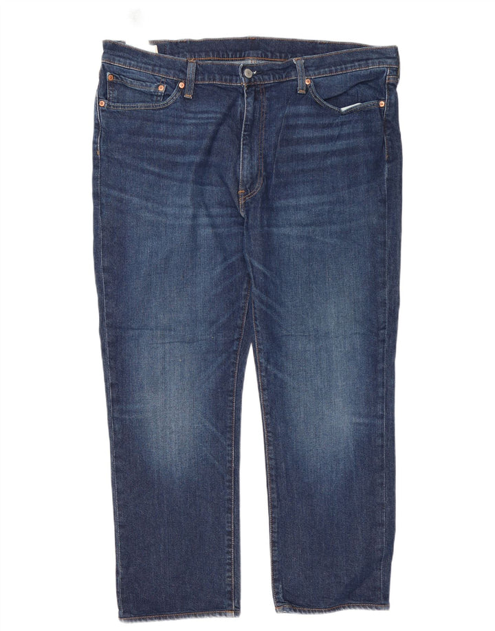 Levi's Masculino 514 Straight Jeans W40 L30 Azul Marinho Algodão