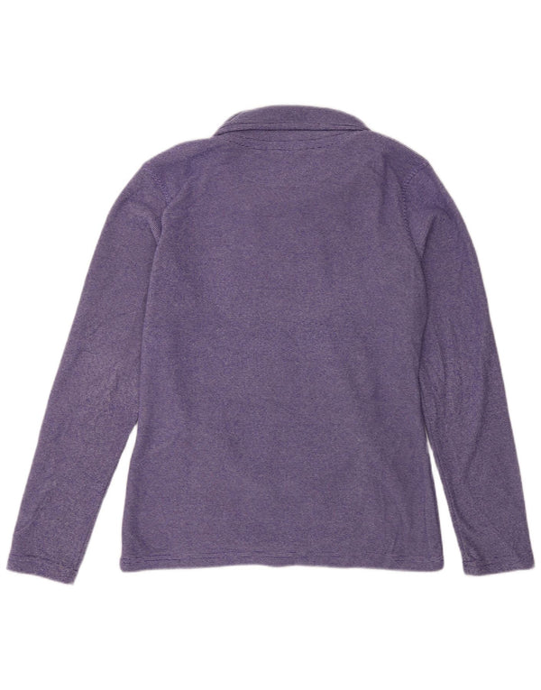 Jumper de lã feminino Mountain Warehouse Reino Unido 10 riscas roxas pequenas