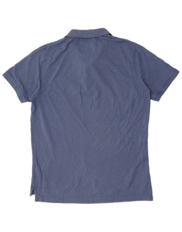 Camisa polo masculina Tommy Hilfiger Slim Fit XL azul algodão