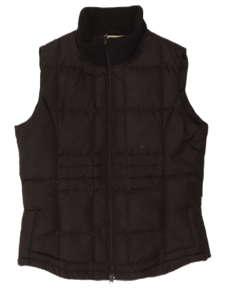 Colete acolchoado feminino Emaroo Australia UK 16 grande poliamida preta