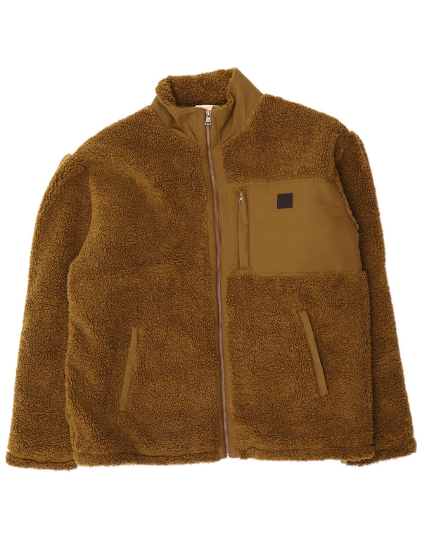Jaqueta masculina de lã Gant UK 46 3XL poliéster cáqui