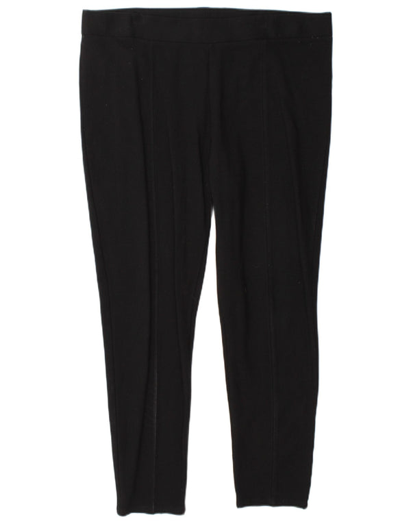 Calça feminina skinny casual Marks & Spencer Reino Unido 18 XL W38 L27 preta