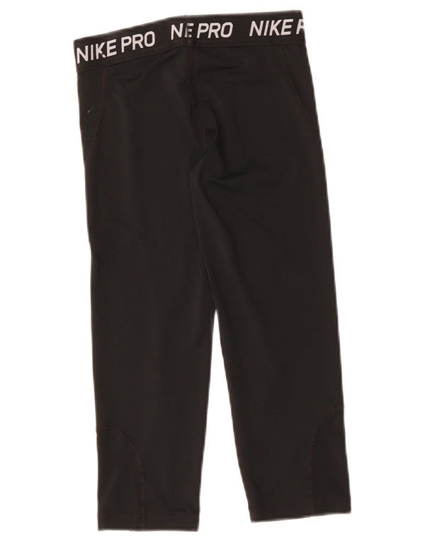 Leggings NIKE Girls Capri Graphic 10-11 Anos Médio Preto