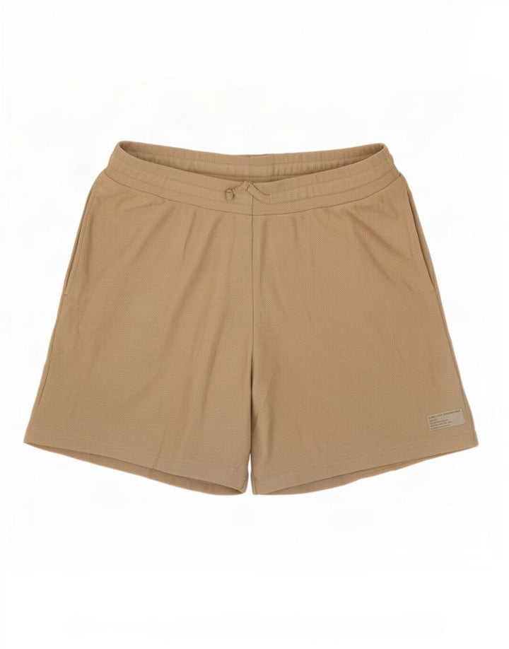 Zara Shorts esportivos masculinos grandes bege