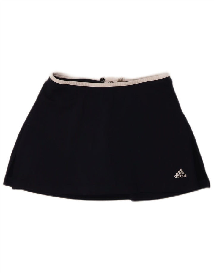 Adidas Feminino Climalite Skort UK 10 Pequeno W28 Azul Marinho Nylon