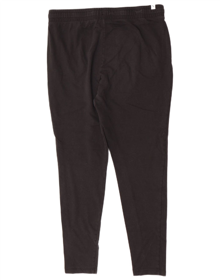 Calça de treino feminina Puma UK 14 grande preta