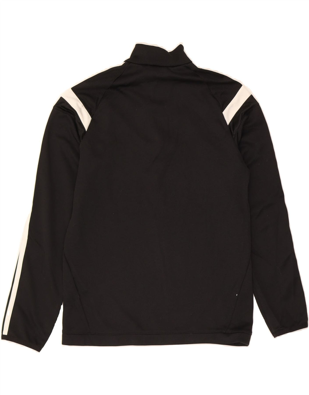 ADIDAS Boys Climacool Zip Neck Pullover Tracksuit Top 11-12 Years Black Vintage Adidas and Second-Hand Adidas from Messina Hembry 