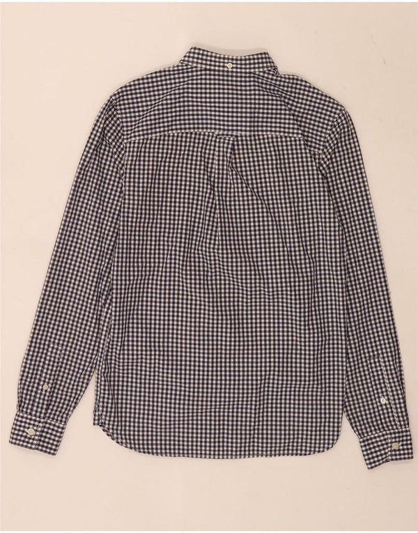 Camisa masculina Lyle & Scott XS azul algodão guingão