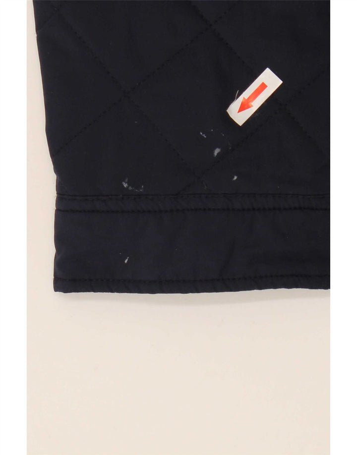 Jaqueta acolchoada masculina Gant UK 42 XL poliéster azul marinho
