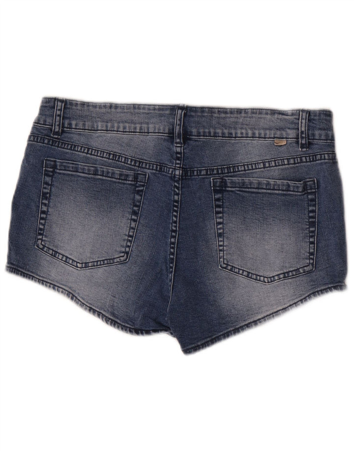 Shorts jeans feminino O'Neill W31 algodão azul médio