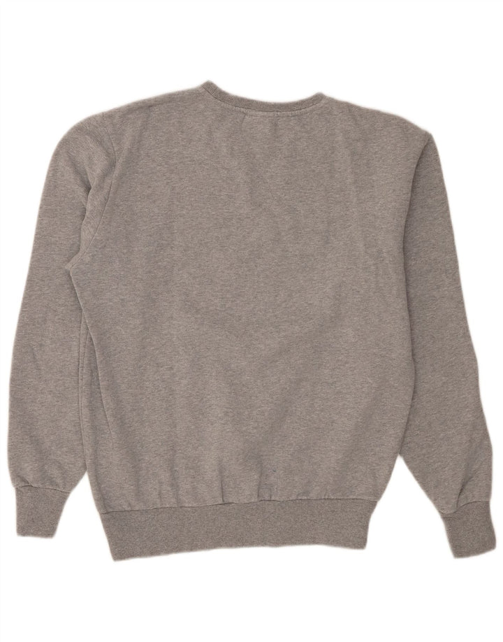 Ellesse moletom masculino jumper grande algodão cinza