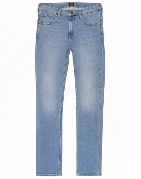 Lee Mens Luke Slim Fit Tapered Jeans W30 L34 Azul Algodão
