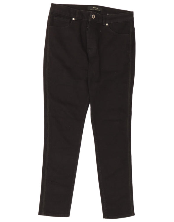 Zara Mens Slim Jeans EU 44 Grande W34 L29 Algodão Preto