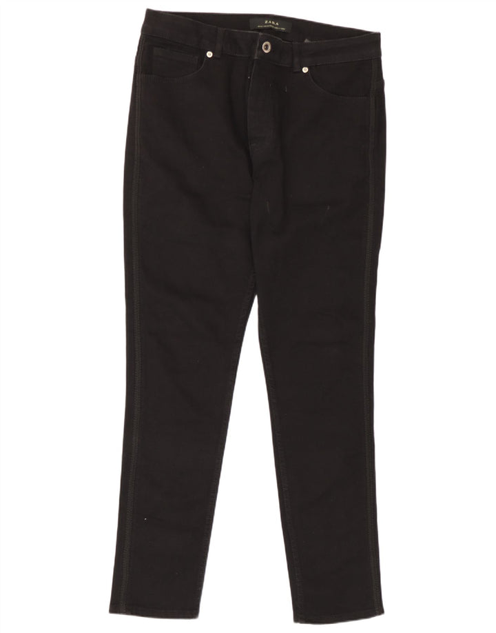 Zara Mens Slim Jeans EU 44 Grande W34 L29 Algodão Preto