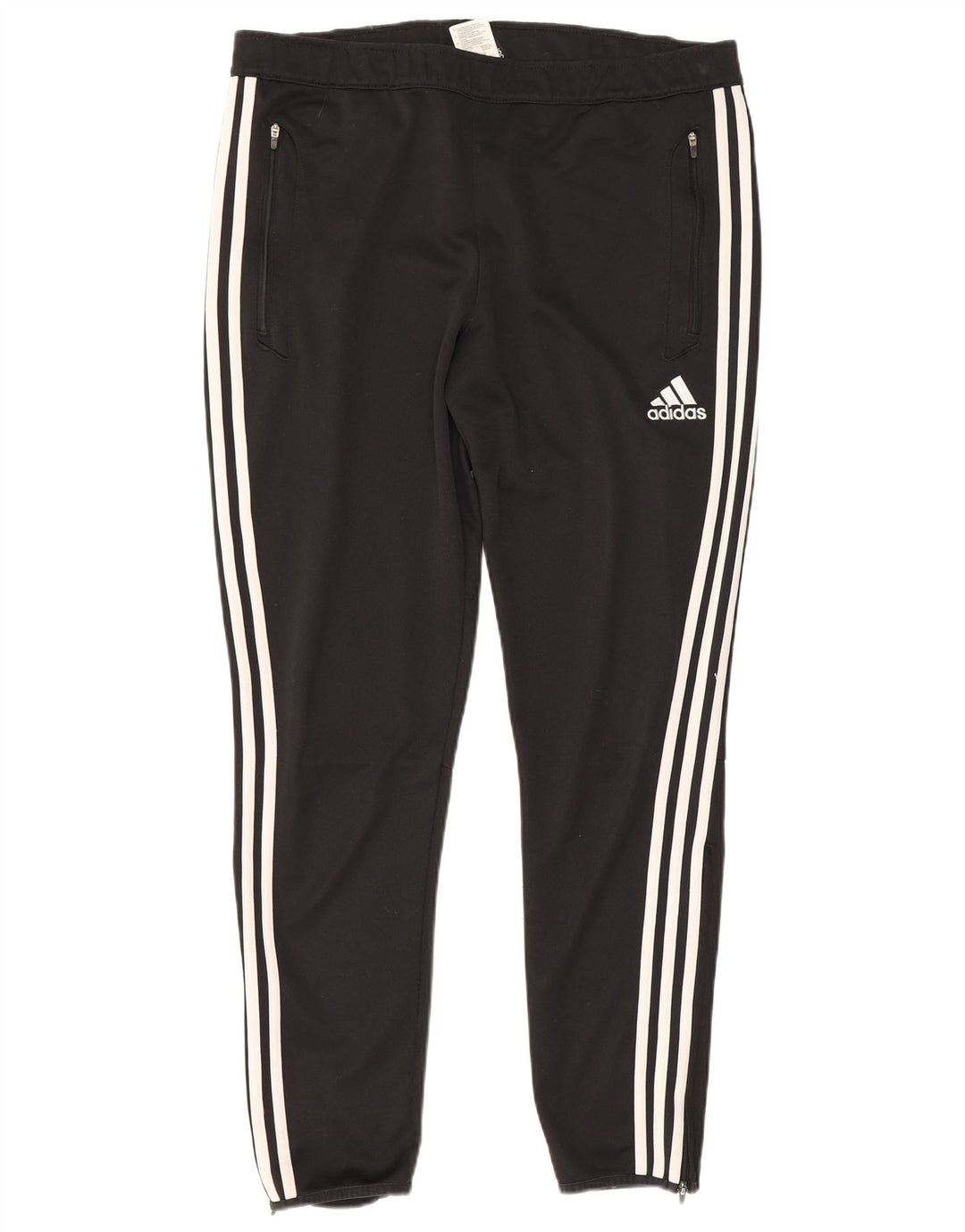 Calça de treino masculina Adidas Climacool grande preto colorblock poliéster
