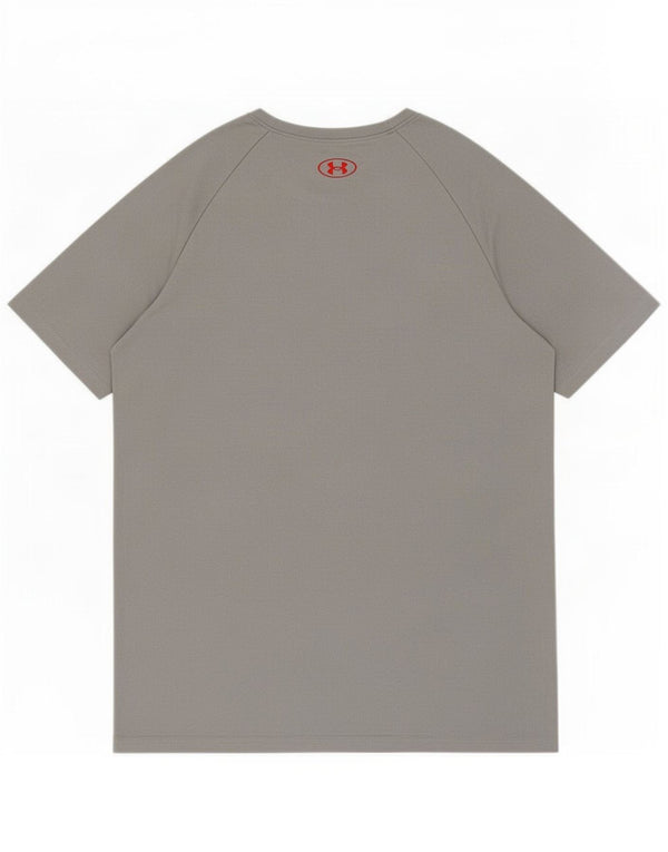Camiseta gráfica Under Armour Boys 13-14 anos XL cinza poliéster